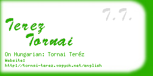 terez tornai business card